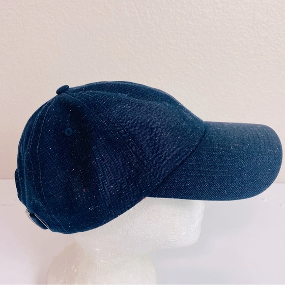 Original Penguin Navy Flecked Herringbone Baseball Cap OS - Picture 2 of 5